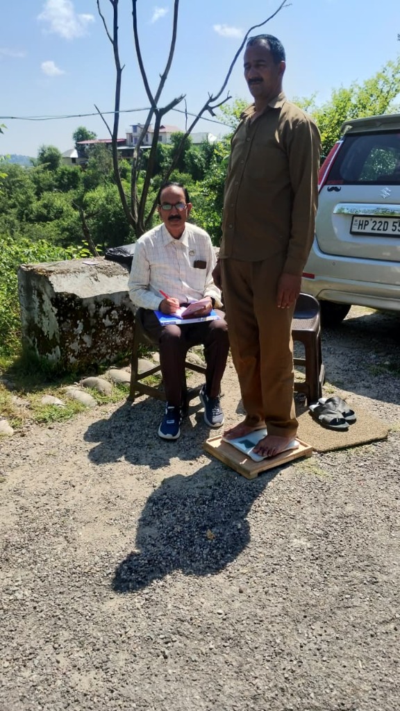 Himachal village health camp by Coach Chauhan